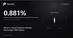 What Is a Good Audience Overlap Percentage? 81M Follows
